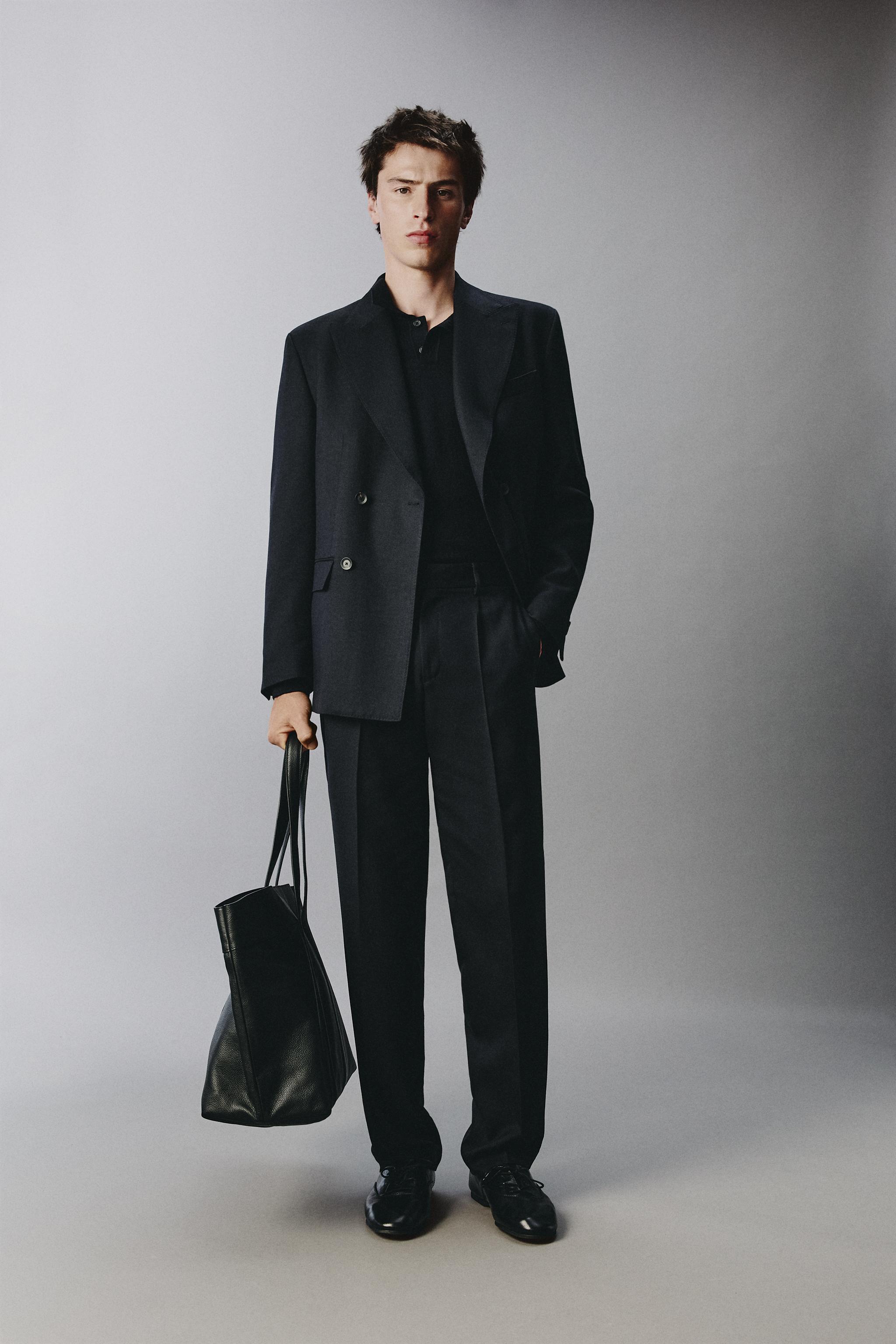 DOUBLE BREASTED SUIT BLAZER